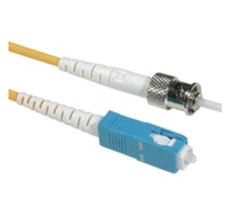 3m SC-ST 9/125 OS1 Simplex Singlemode PVC Fiber Optic Cable - Yellow