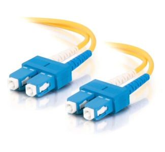 2m SC-SC 9/125 OS1 Duplex Singlemode Fiber Optic Cable (TAA Compliant) - Yellow