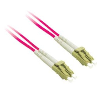 10m LC-LC 9/125 OS1 Duplex Singlemode PVC Fiber Optic Cable - Red