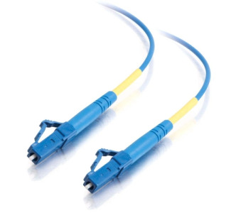 2m LC-LC 9/125 OS1 Simplex Singlemode PVC Fiber Optic Cable - Blue