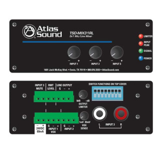 Atlas Sound 3 x 1 Mic/line Mixer