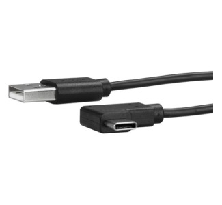 StarTech.com 1m 3ft USB to USB C Cable - Right Angle USB Cable - M/M - USB 2.0 Cable - USB Type C - USB A to USB C Cable