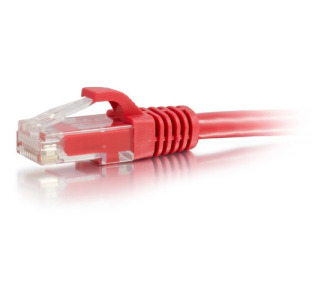 C2G 6IN Cat6a Snagless Unshielded (UTP) Network Patch Ethernet Cable-Red