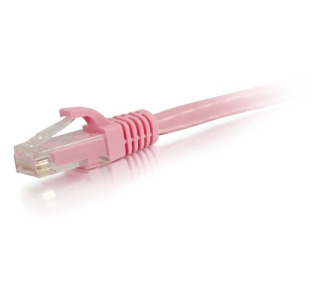 C2G 2ft Cat6a Snagless Unshielded (UTP) Network Patch Ethernet Cable-Pink