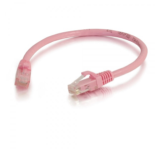 C2G 50ft Cat6a Snagless Unshielded (UTP) Network Patch Ethernet Cable-Pink