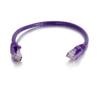 C2G 2ft Cat6a Snagless Unshielded (UTP) Network Patch Ethernet Cable-Purple
