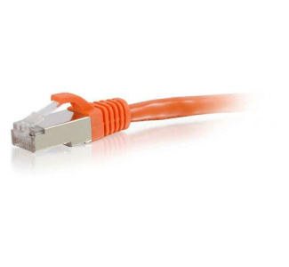 C2G-7ft Cat6 Snagless Shielded (STP) Network Patch Cable - Orange