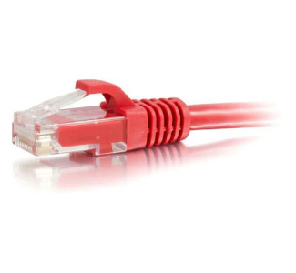 C2G-15ft Cat6 Snagless Unshielded (UTP) Network Patch Cable - Red