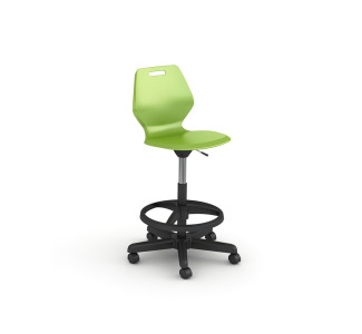 Lab Stool w/Foot Ring and READY Chair Base 24