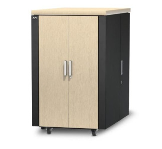 NetShelter CX 24U Secure Soundproof Server Room in a Box Enclosure - Shock Packaging