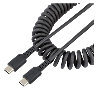StarTech.com Rugged USB-C to USB-C Coiled Cable