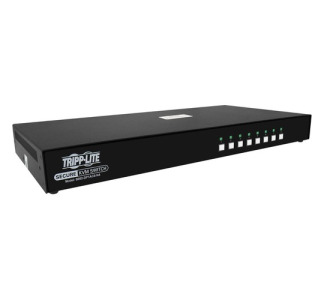 Secure KVM Switch, 8-Port, Single Head, DisplayPort to DisplayPort, 4K, NIAP PP4.0, Audio, CAC, TAA