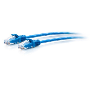 C2G 9ft Cat6a Snagless Unshielded (UTP) Slim Ethernet Patch Cable - Blue