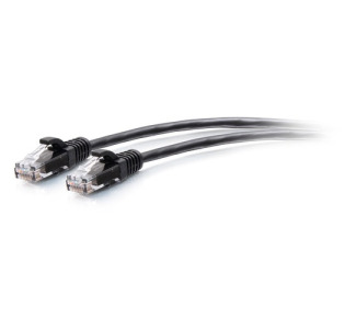 C2G 7ft Cat6a Snagless Unshielded (UTP) Slim Ethernet Patch Cable - Black
