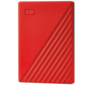 WD My Passport WDBYVG0020BRD-WESN 2 TB Portable Hard Drive - External - Red