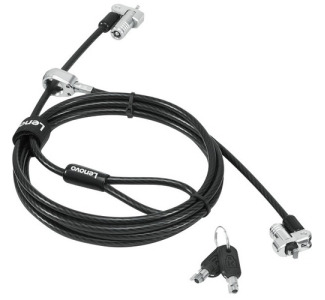 Lenovo NanoSaver Twin Head Nano/MS 2.0 MasterKey Cable Lock