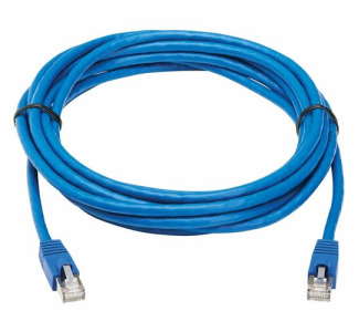 Cat8 40G Snagless SSTP Ethernet Cable (RJ45 M/M), PoE, Blue, 15 ft. (4.6 m)
