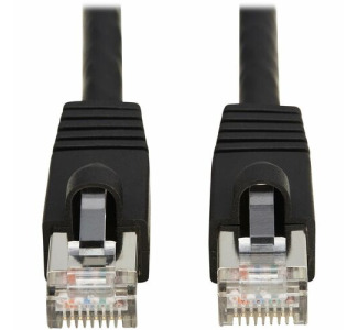 Cat8 40G Snagless SSTP Ethernet Cable (RJ45 M/M), PoE, Black, 7 ft. (2.1 m)