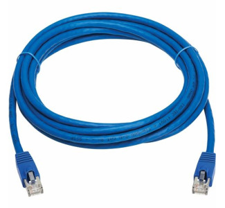 Cat8 40G Snagless SSTP Ethernet Cable (RJ45 M/M), PoE, Blue, 12 ft. (3.7 m)