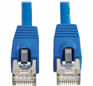 Cat8 40G Snagless SSTP Ethernet Cable (RJ45 M/M), PoE, Blue, 7 ft. (2.1 m)