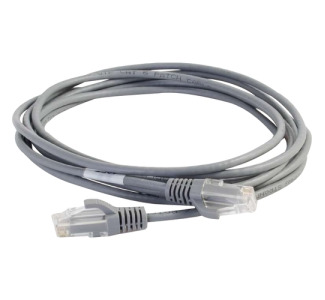 C2G 4ft Cat6 Snagless Unshielded (UTP) Slim Network Patch Cable - Gray