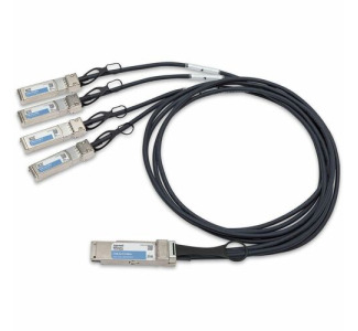 Approved Networks 40GBASE QSFP+ Passive DAC Cable (QSFP+ to 4 x SFP+) Breakout Cable