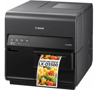 Canon LX-D5500 Desktop Inkjet Printer - Color - Label Print - Gigabit Ethernet - USB - USB Host - Serial