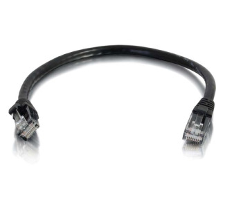 2ft Cat6a Snagless Unshielded (UTP) Network Patch Cable, Black
