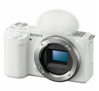 Sony Alpha ZV-E10 24.2 Megapixel Mirrorless Camera Body Only - White