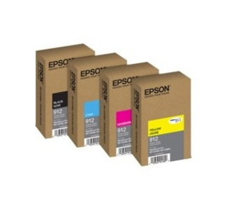 Epson DURABrite Pro 912 Original Standard Yield Inkjet Ink Cartridge - Yellow Pack