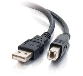 C2G 16.4ft USB A to USB B Cable - USB A to B Cable - USB 2.0 - Black - M/M