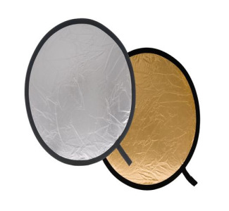 LL LR3834 | Collapsible Reflector 95cm Silver/Gold