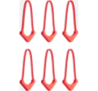 WORRYLESS Zipper Puller Red