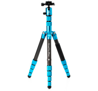 Benro MeFOTO RoadTrip Pro Carbon Fiber Series 1 Travel Tripod with Ball Head and Monopod (Pacific Blue)