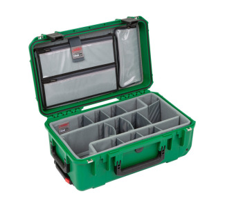 SKB iSeries 2011-7 Case with Think Tank Photo Dividers & Lid Organizer (Green)