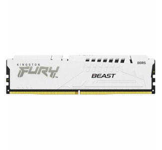 Kingston 16GB (1x16GB) DDR5 6000MT/s CL30 FURY Beast White XMP